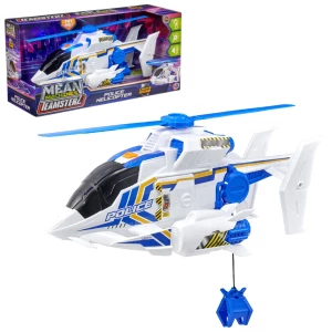 Elicopter de poliție Teamsterz, cu lumină și sunet