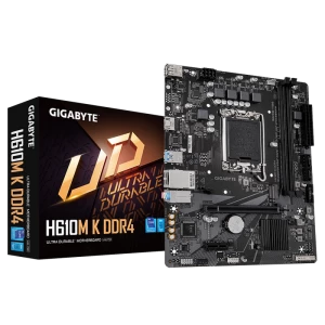 Placă de bază Gigabyte H610M K DDR4 2.0, LGA1700, Intel H610, Micro-ATX