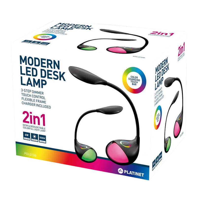 Lampa de birou platinet desk lamp 6w  44347, negru 14