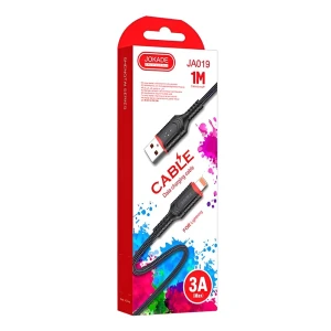 Кабель jokade usb-a to lightning 3a, 20w, 1м ja019, черный Thumbnail 2