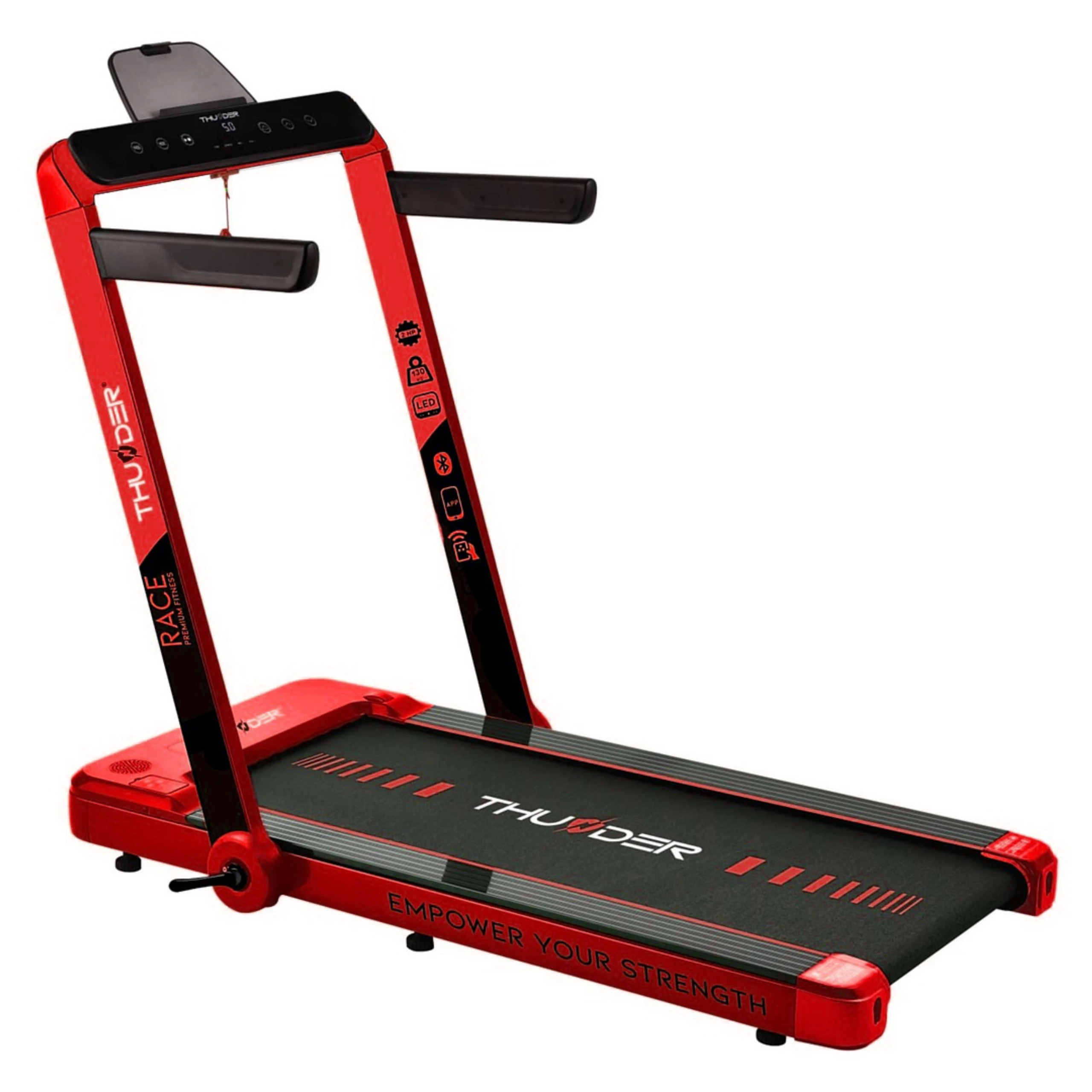 Banda de alergare electrica thunder race-red 2