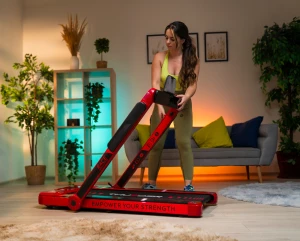 Banda de alergare electrica thunder race-red Thumbnail 3