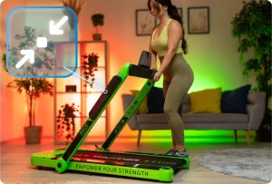 Banda de alergare electrica thunder race-green Thumbnail 4