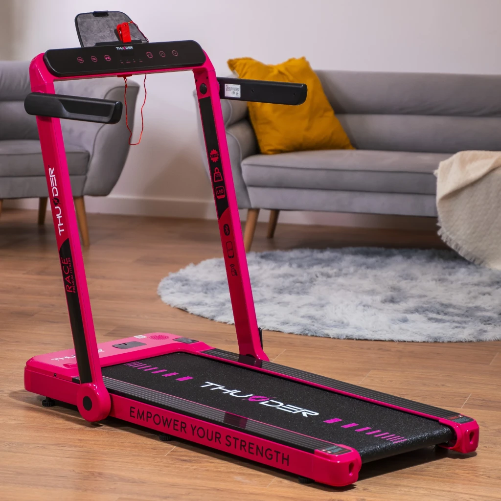 Электрическая беговая дорожка thunder race-pink 5