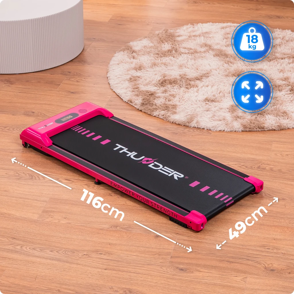 Электрическая беговая дорожка thunder idea-pink 2