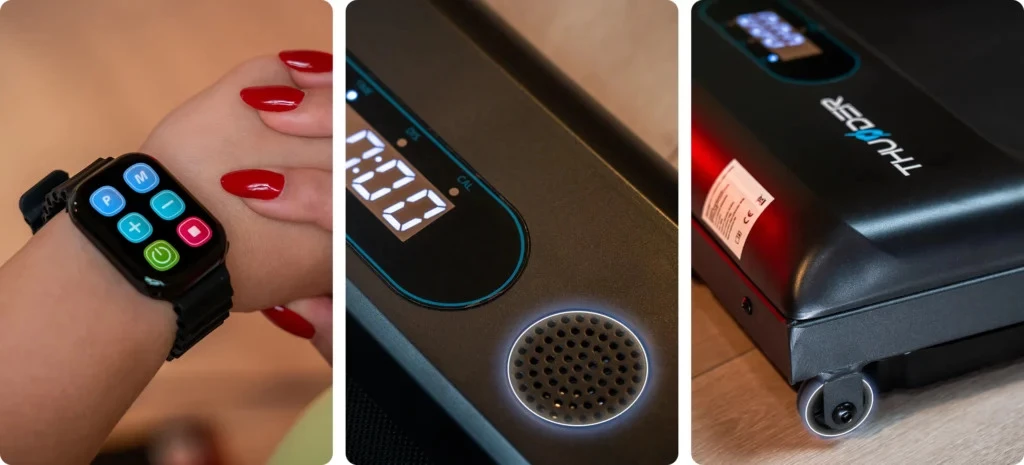 Banda de alergare electrica thunder idea-black 4