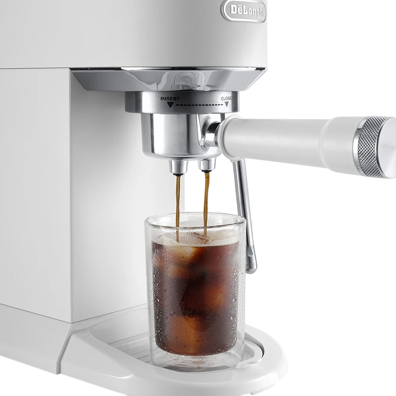 Cafetiera manuala delonghi ec890wi, 1450w, alb 4
