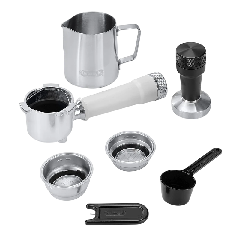 Cafetiera manuala delonghi ec890wi, 1450w, alb 7