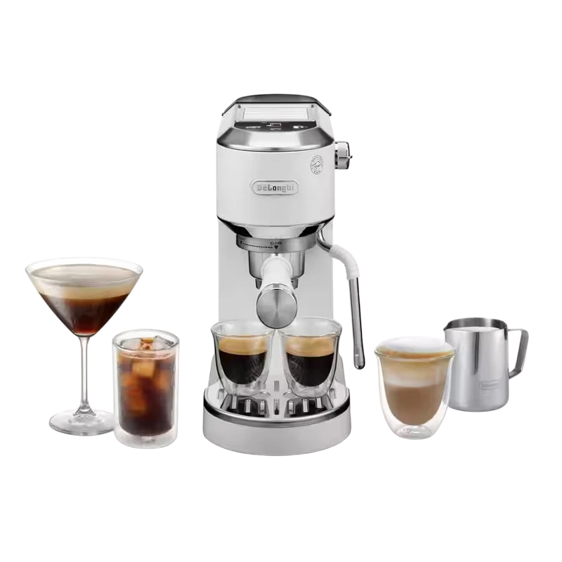 Cafetiera manuala delonghi ec890wi, 1450w, alb 2