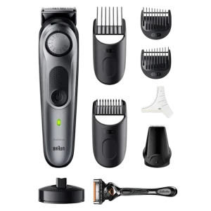 Trimmer pentru bărbați braun bt7420, negru | argintiu