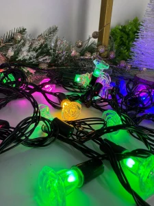 GHIRLANDA TIP FLORI COLORATE, 28 LED, 5M (CP-24-115)