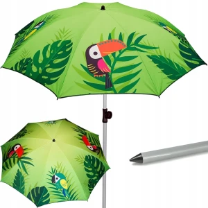Umbrela de plaja jumi 200 cm (tropical) Thumbnail 2