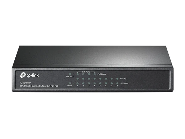 8-port gigabit desktop poe switch tl-sg1008p 4