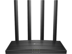 TP-LINK Archer C80  AC1900 Dual Band Wireless Router, Mediatek, 1300Mbps at 5GHz + 600Mbps at 2.4GHz, 5 Gigabit Ports, IPv6 Ready, 4 fixed antennas