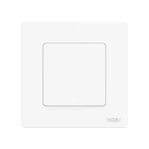 Умная кнопка moes zigbee star ring 1 gang cr2032, белая