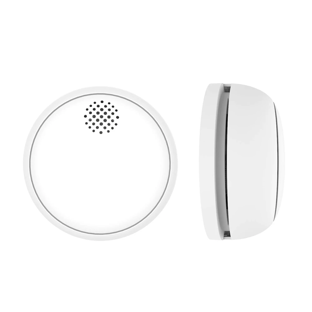 Moes zigbee smart smoke detector fire 85db sound alarm siren sensor cr123a 2