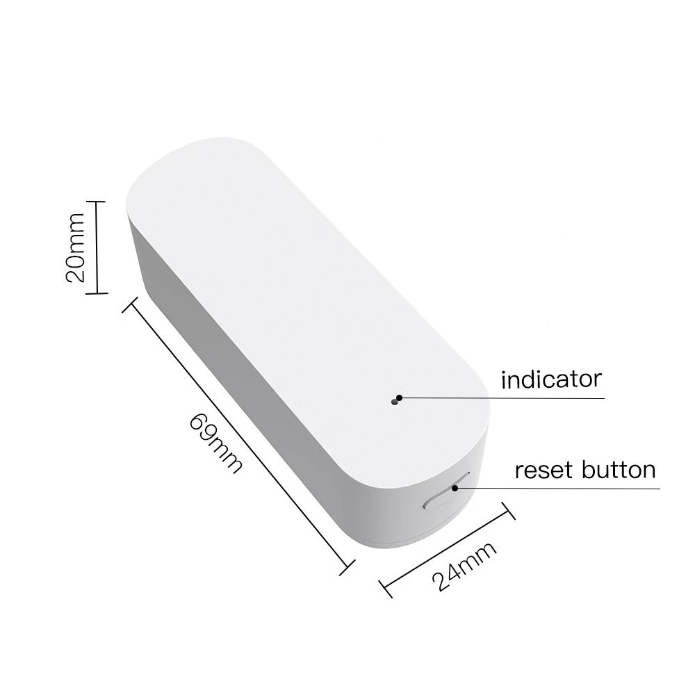 Датчик вибрации moes zigbee smart 2
