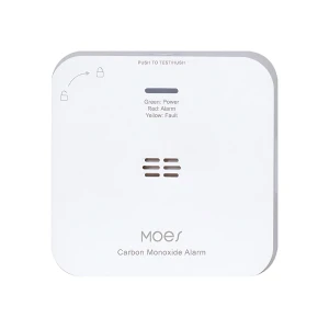 Moes zigbee co detector alarm wireless gas leak carbon monoxide sensor lr6