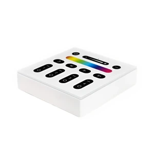 Gledopto 2.4g rgbw 4 zone rgb+cct wall mounted touch panel remote (gl-w-003z), compatiable with pro version lights and controllers Thumbnail 2