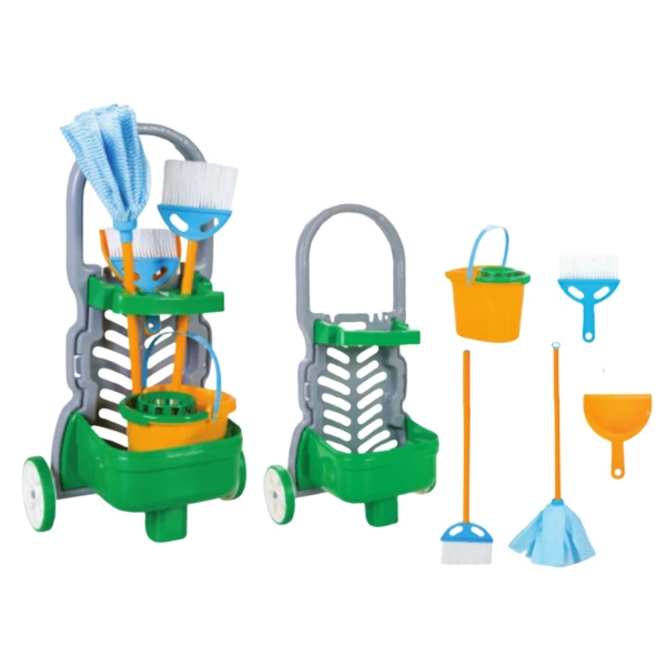 Set de joacă „cărucior de curățenie” 5