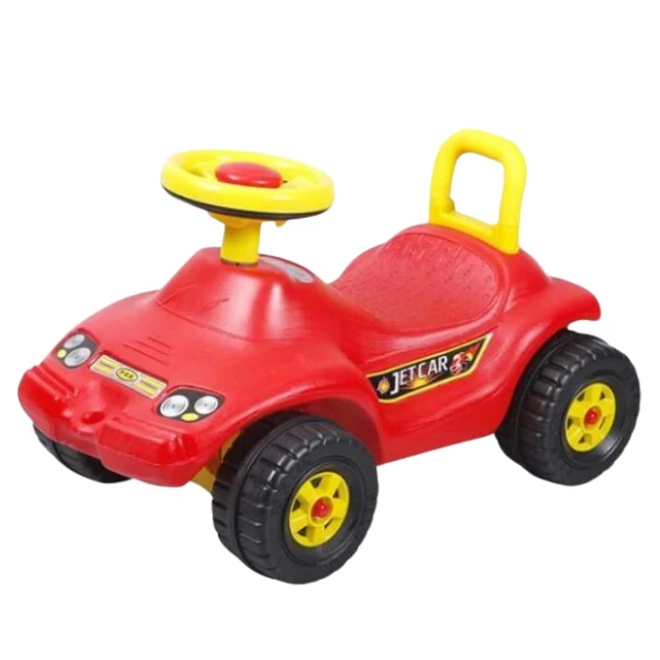 Mașinuță de împins "jet car", roșu/albastru 3