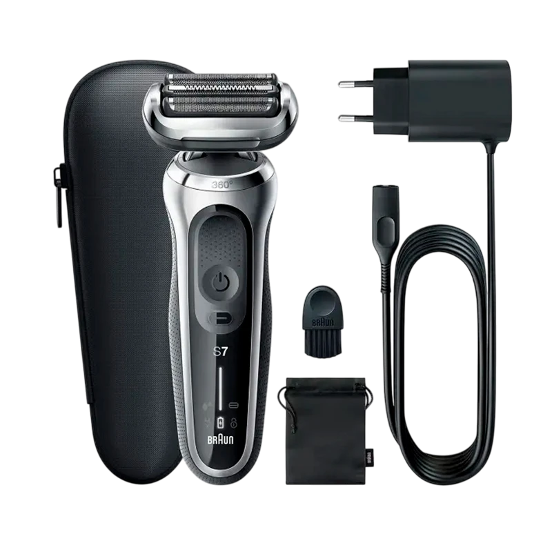 Aparat de ras electric braun series 7 71-s1000s, argintiu 2