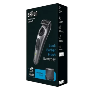 Мужской триммер braun bt5440, серый Thumbnail 2