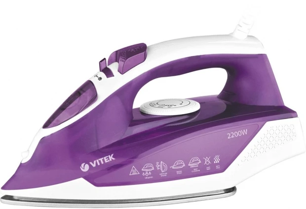 Утюг vitek vt-8308, 2200 вт, фиолетовый 4