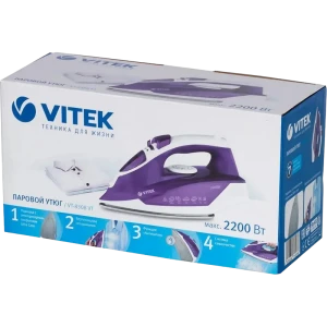 Утюг vitek vt-8308, 2200 вт, фиолетовый Thumbnail 10