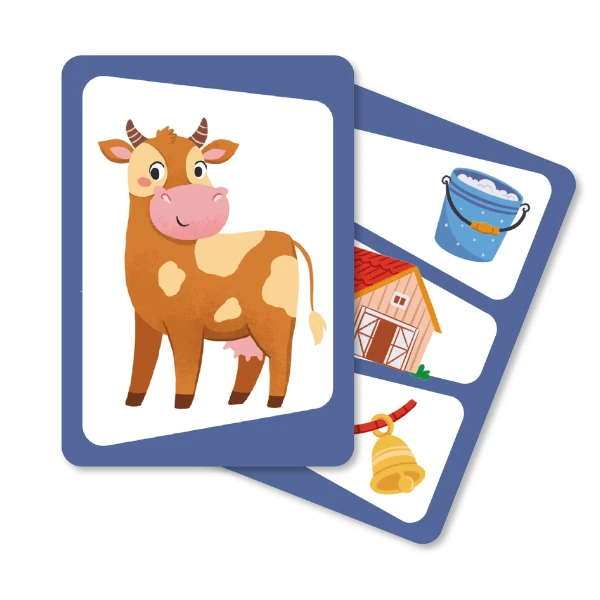 Setul educativ de carduri „ghicește animalul” 2