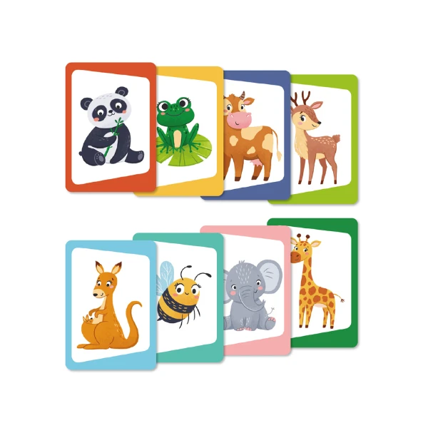 Setul educativ de carduri „ghicește animalul” 4