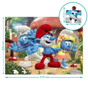 Puzzle-mini "smurfii", 30 elem. Thumbnail 2