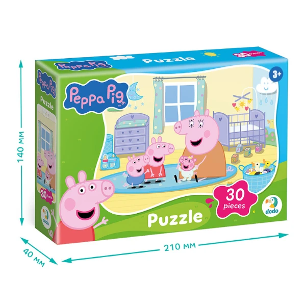 Puzzle „camera bebelușului”, seria peppa pig, 30 de piese 5
