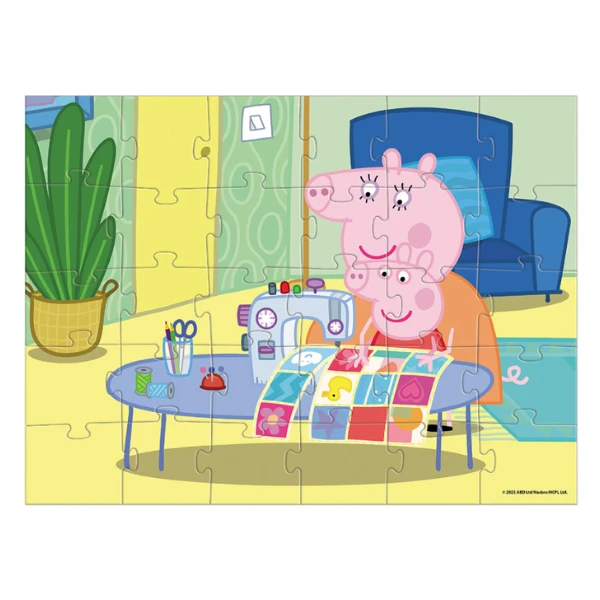Puzzle„păturica bebelușului”, seria peppa pig, 30 de piese 2