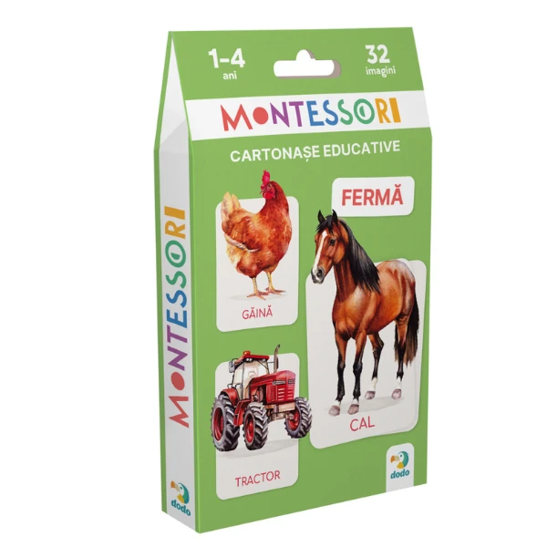 Set de carduri educative dodo „ferma” (rom) 4