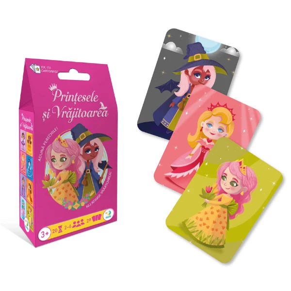 Joc de cărți dodo „prințese și vrăjitoare” (rom) 2