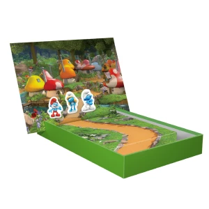 Joc de dezvoltare cu tablă magnetică "smurfii", 24 elem.
