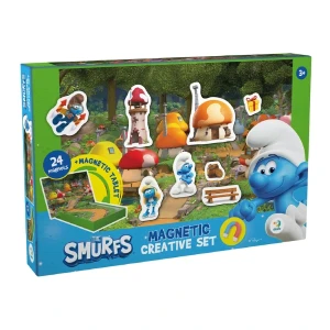 Joc de dezvoltare cu tablă magnetică "smurfii", 24 elem. Thumbnail 3
