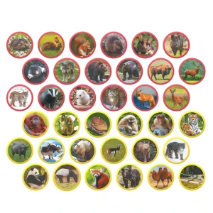 Joc magnetic "animalele eurasiei", 36 elem. Thumbnail 2