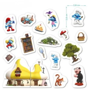 Joc magnetic "casa de vis: vilă", seria smurfii, 20 elem. Thumbnail 4