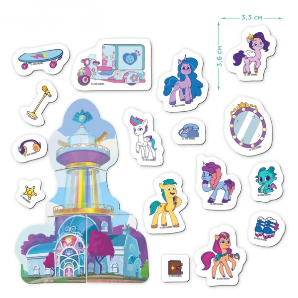 Joc magnetic "casa de vis", seria my little pony, 20 elem. 5