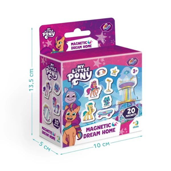 Joc magnetic "casa de vis", seria my little pony, 20 elem. 4