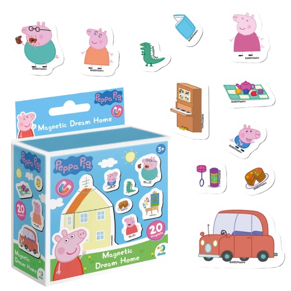 Joc magnetic "casa de vis", seria peppa pig, 20 elem. 2