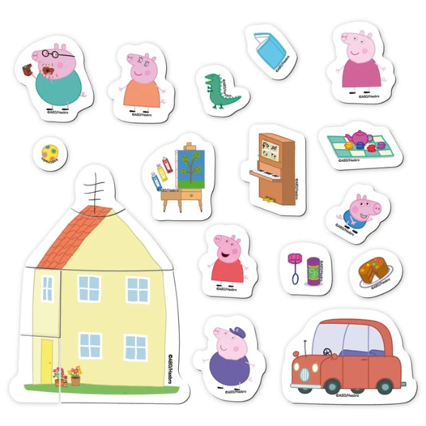 Joc magnetic "casa de vis", seria peppa pig, 20 elem. 2