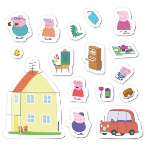 Joc magnetic "casa de vis", seria peppa pig, 20 elem. Thumbnail 2