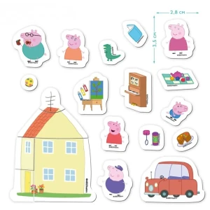 Joc magnetic "casa de vis", seria peppa pig, 20 elem. Thumbnail 5