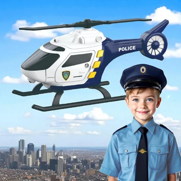 1:32 elicopter de poliție (lumini /sunete) 7
