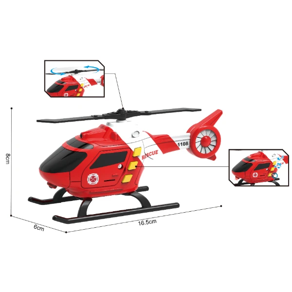 1:32 elicopter de pompieri (lumini /sunete) 6
