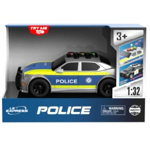 1:32 mașină de poliție cu fricțiune (lumini /sunete) Thumbnail 3