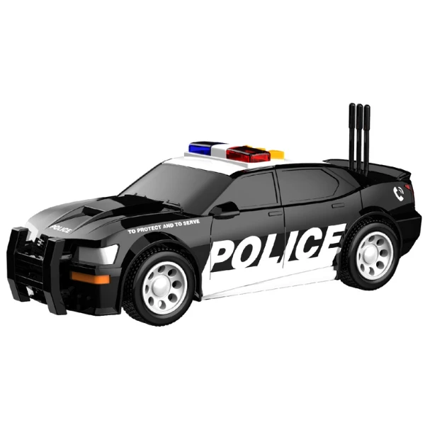 1:32 mașină de poliție cu fricțiune (lumini /sunete) 2